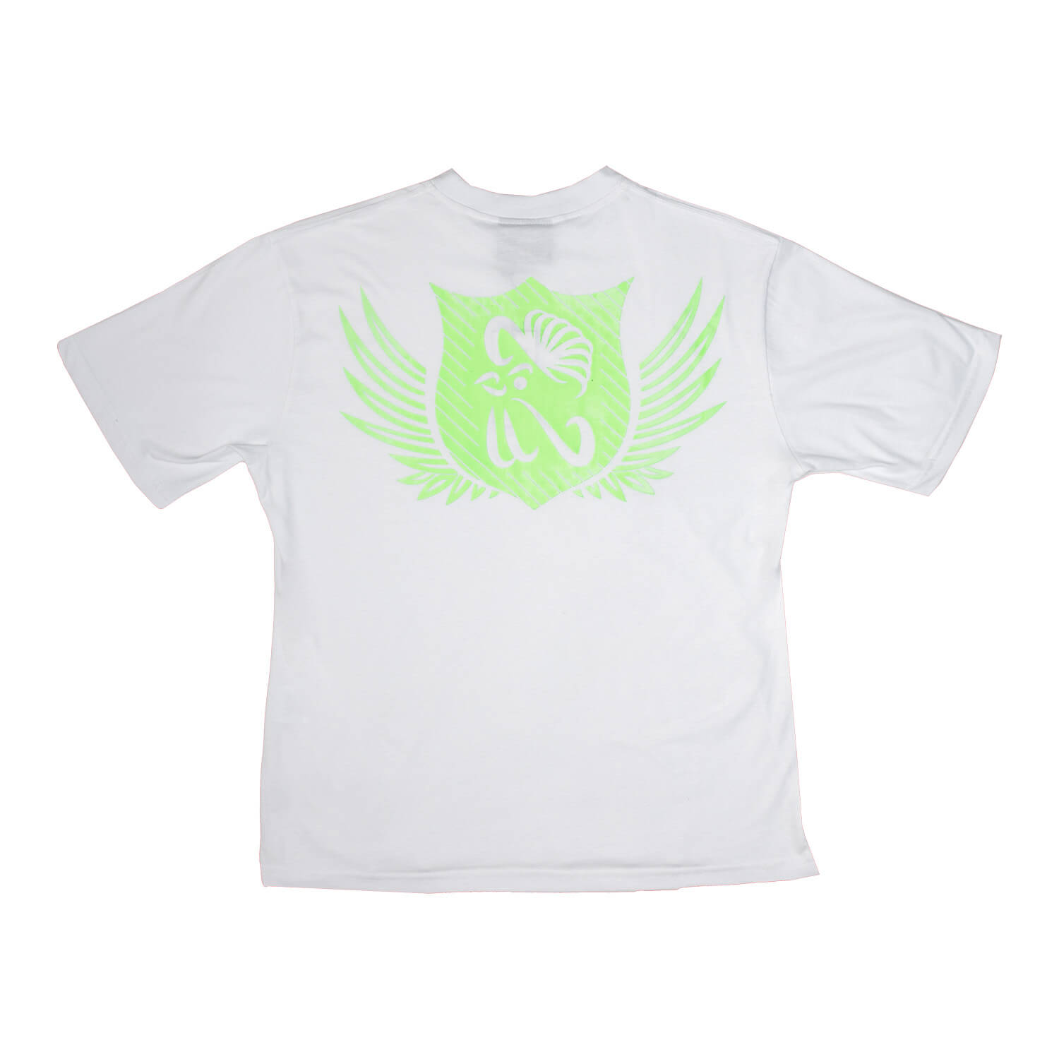 Chabos-Wings-T-Shirt-white-neongreen-back Wings T-Shirt (white/neon-green)