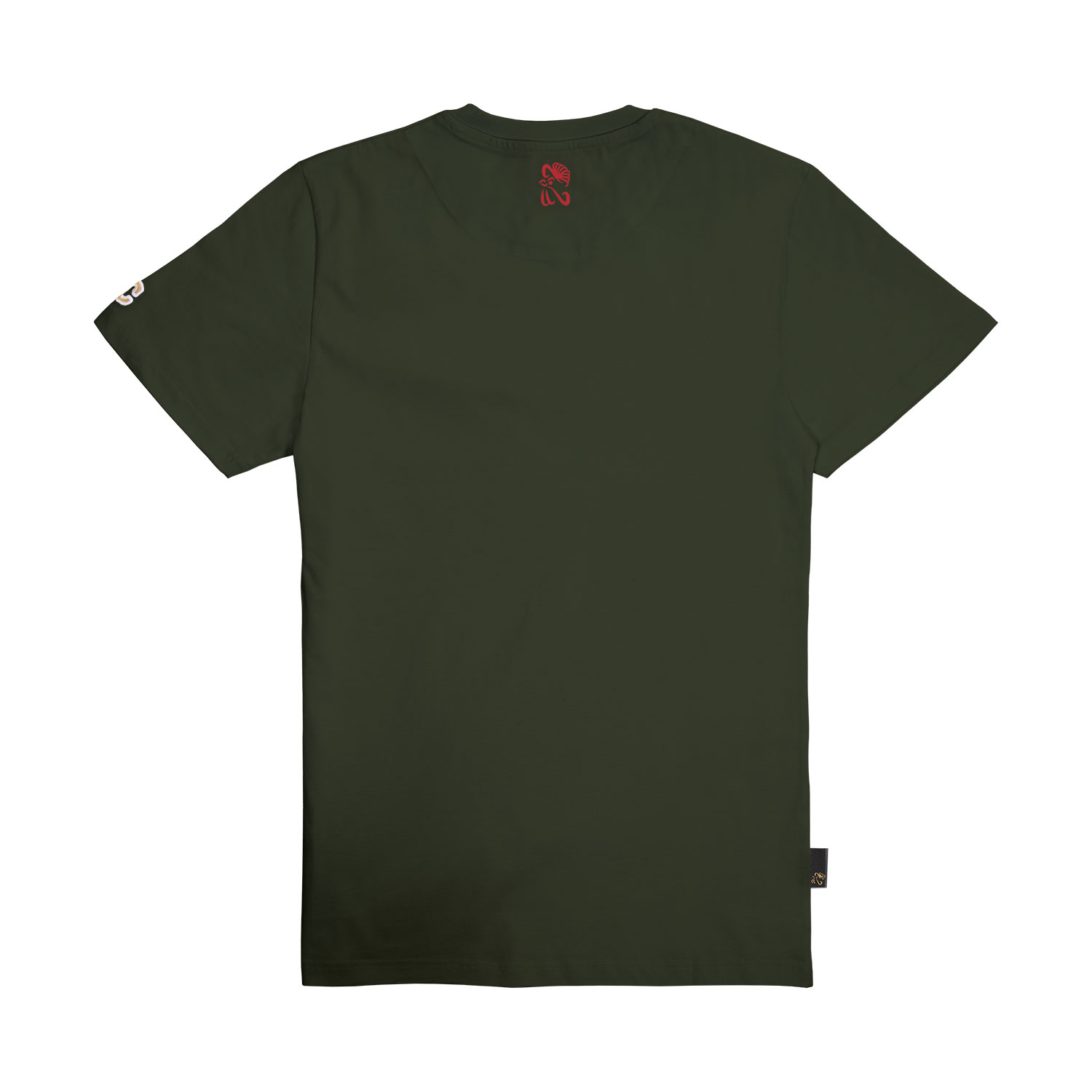 CH8190012-Chabos-T-Shirt-Block-Tee-khaki-Back
