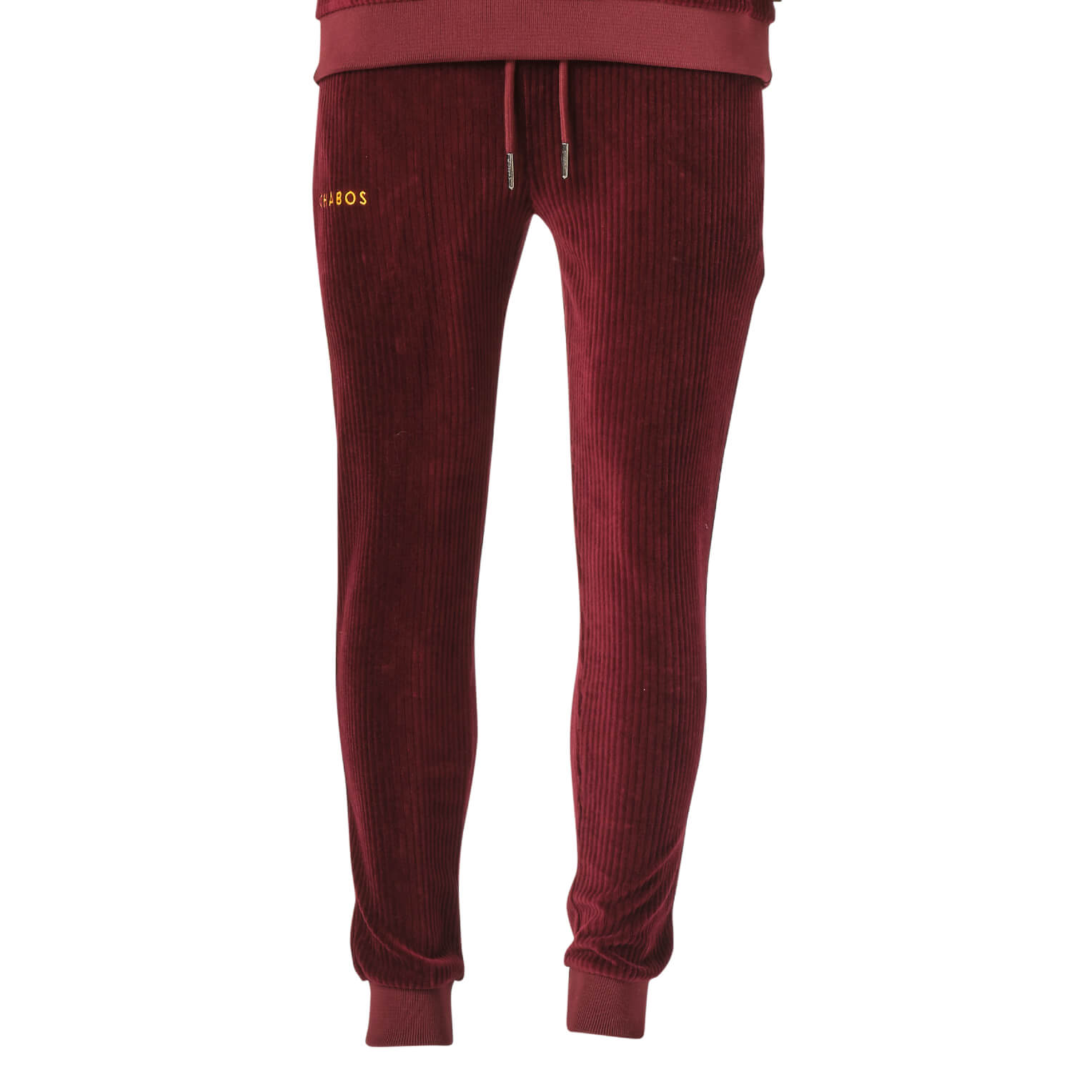 chabos_cord_jogger_trouser_bordeaux_front Cord Jogger Trouser (bordeaux)