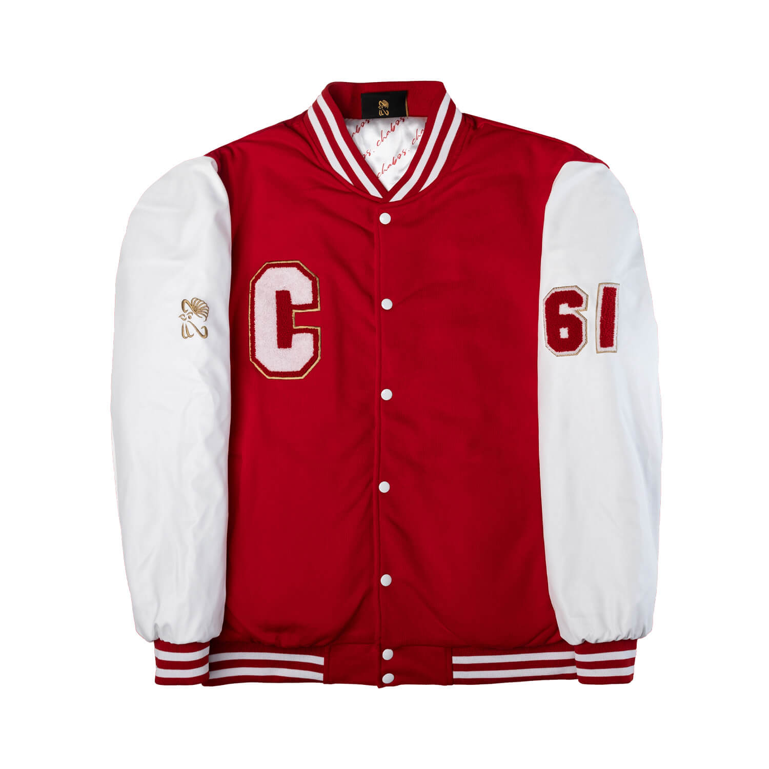 Chabos-College-Jacket-red-white-front