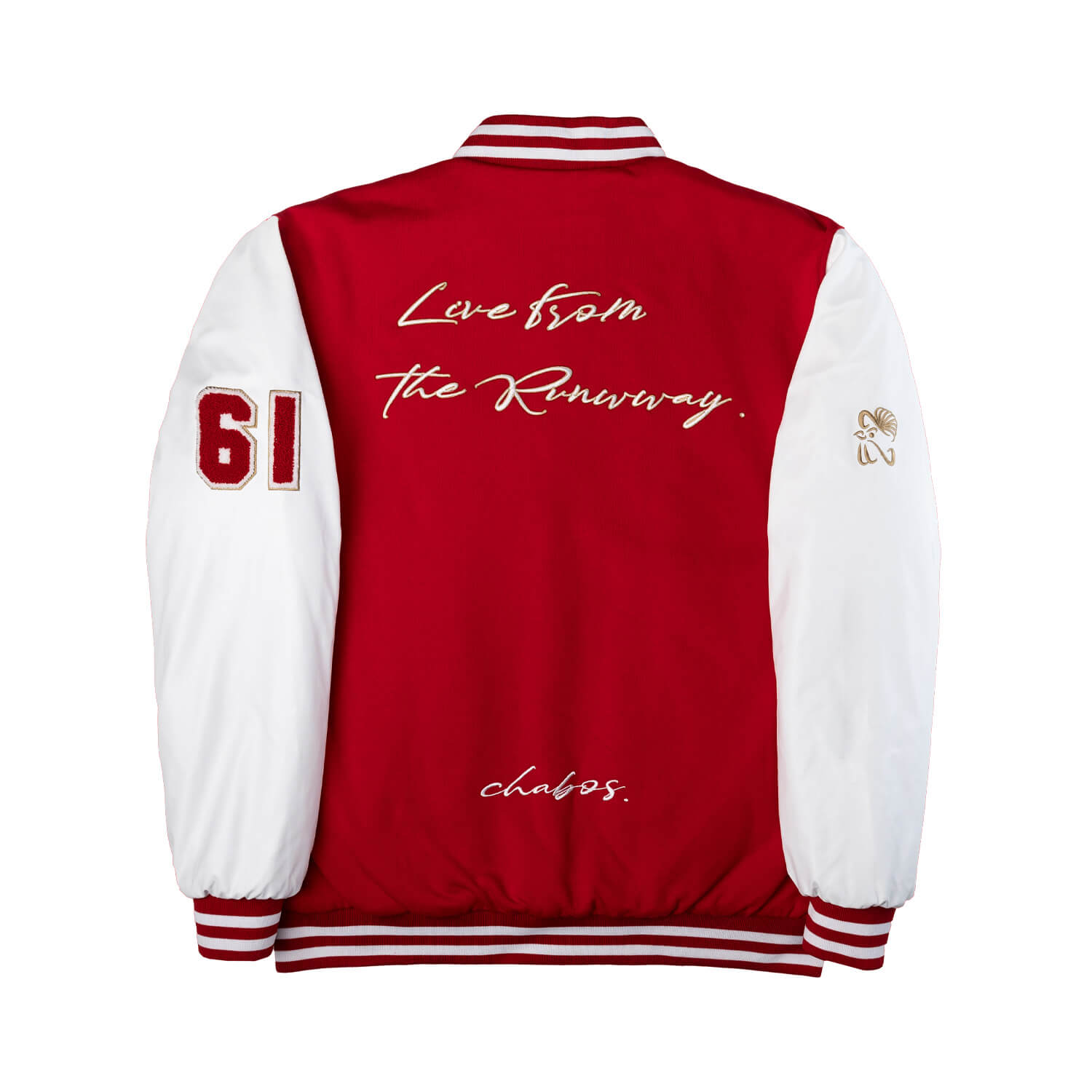 Chabos-College-Jacket-red-white-back