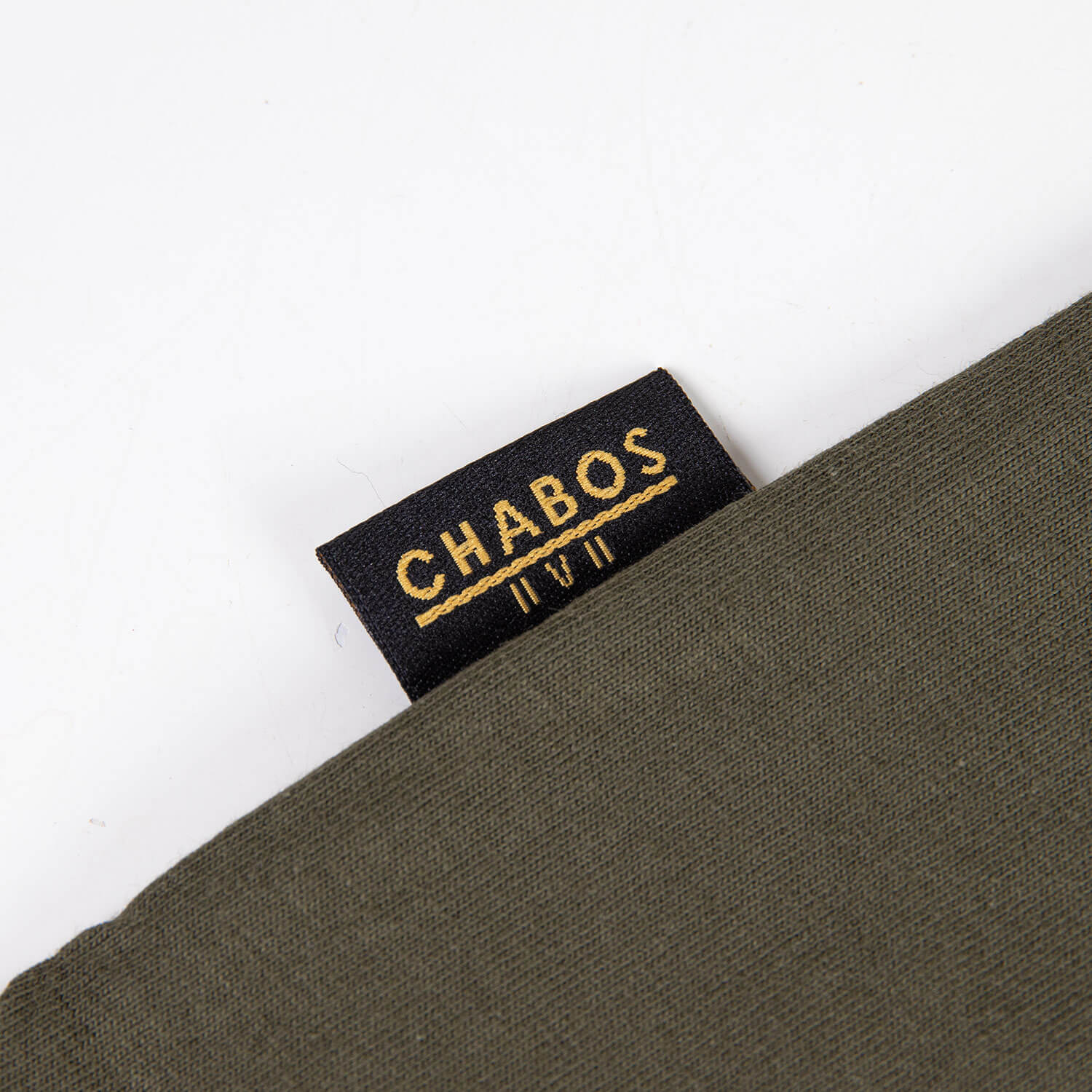 CH8190012-Chabos-T-Shirt-Block-Tee-khaki-Detail-02