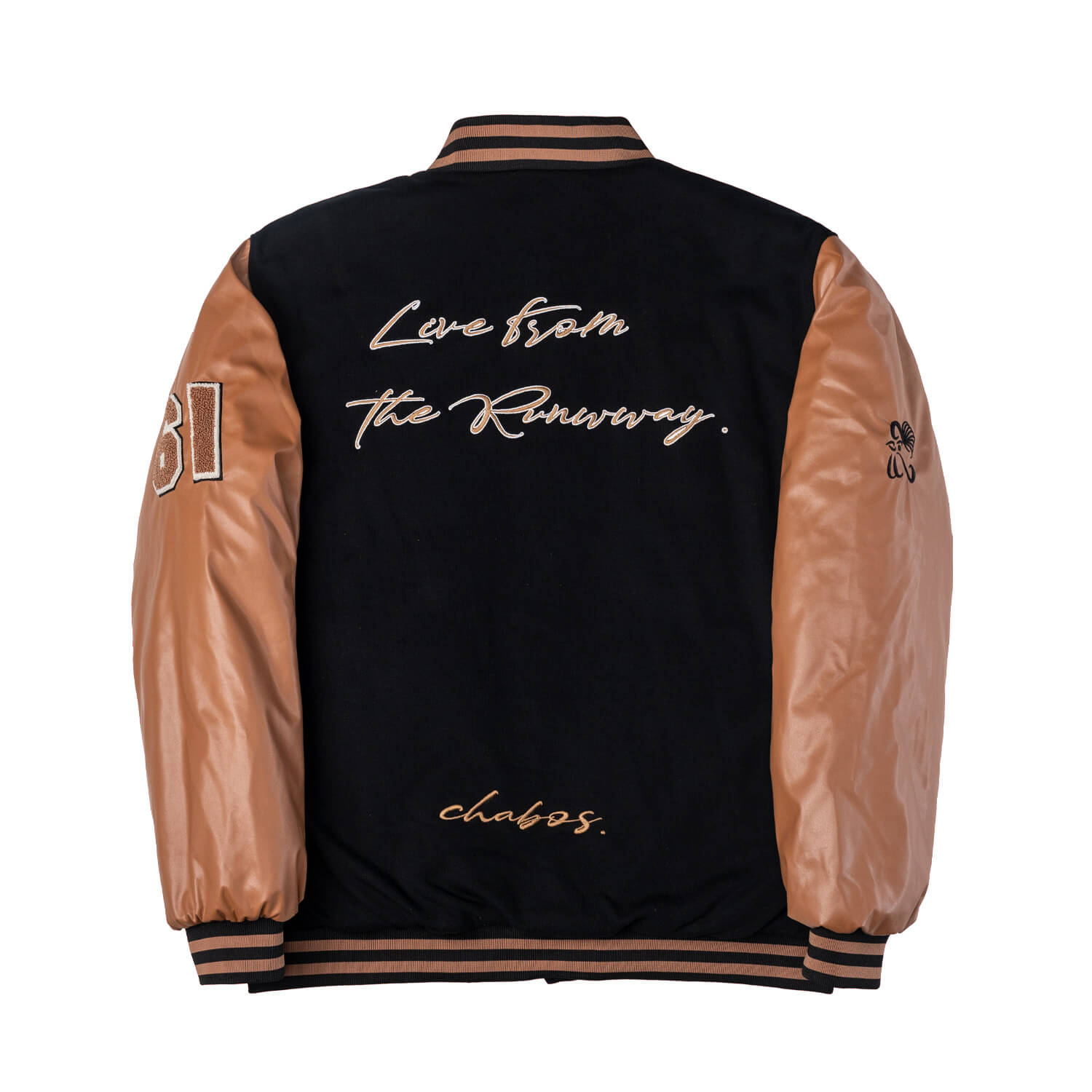 Chabos-College-Jacket-black-camel-back