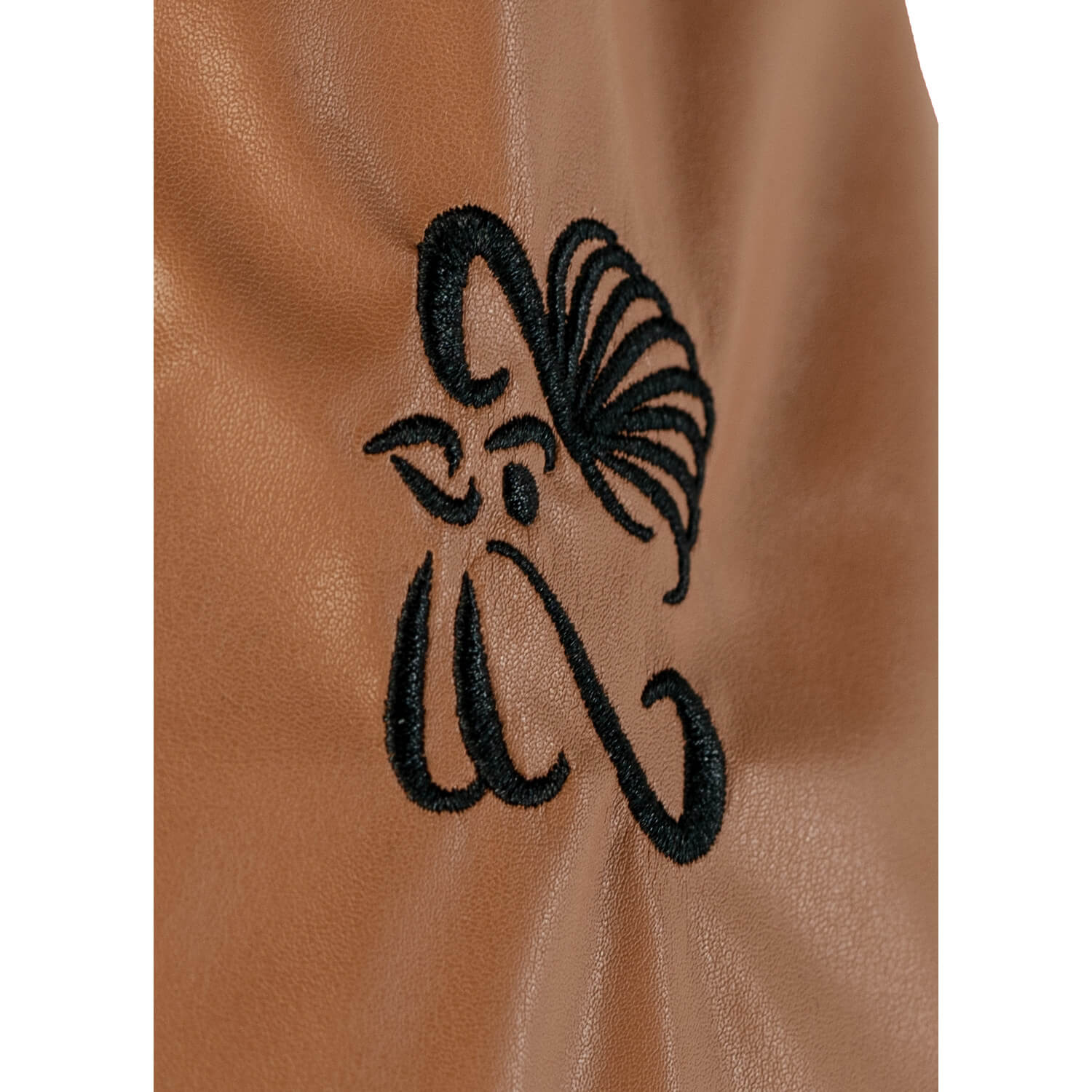 Chabos-College-Jacket-black-camel-detail3