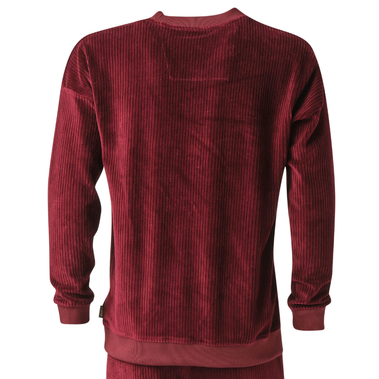 chabos_cord_jogger_sweater_bordeaux_back