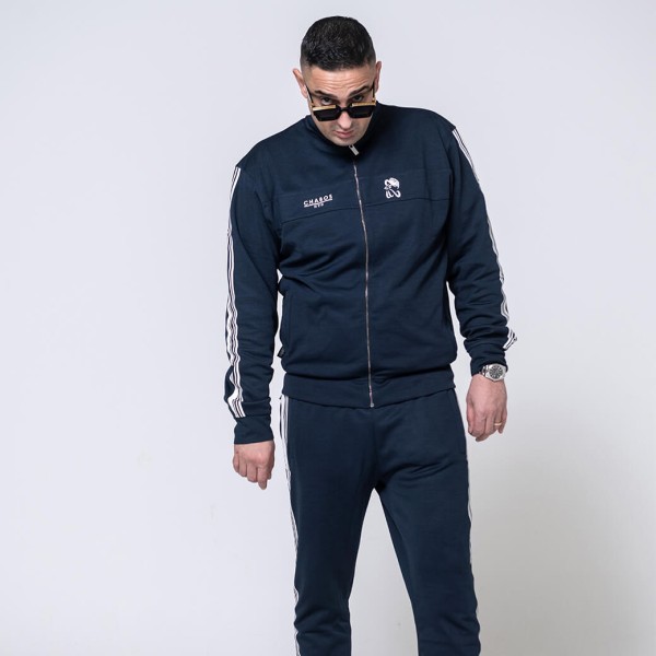 Reflector Jogger Tracksuit (navy/white)