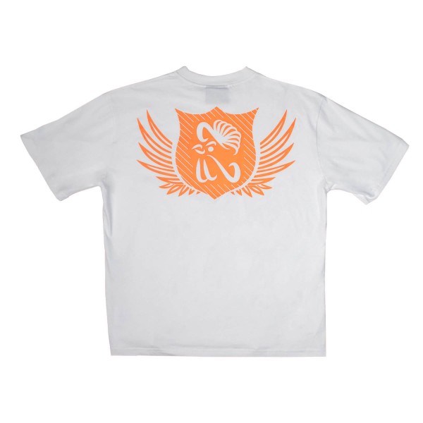 Wings T-Shirt (white/neon-orange)